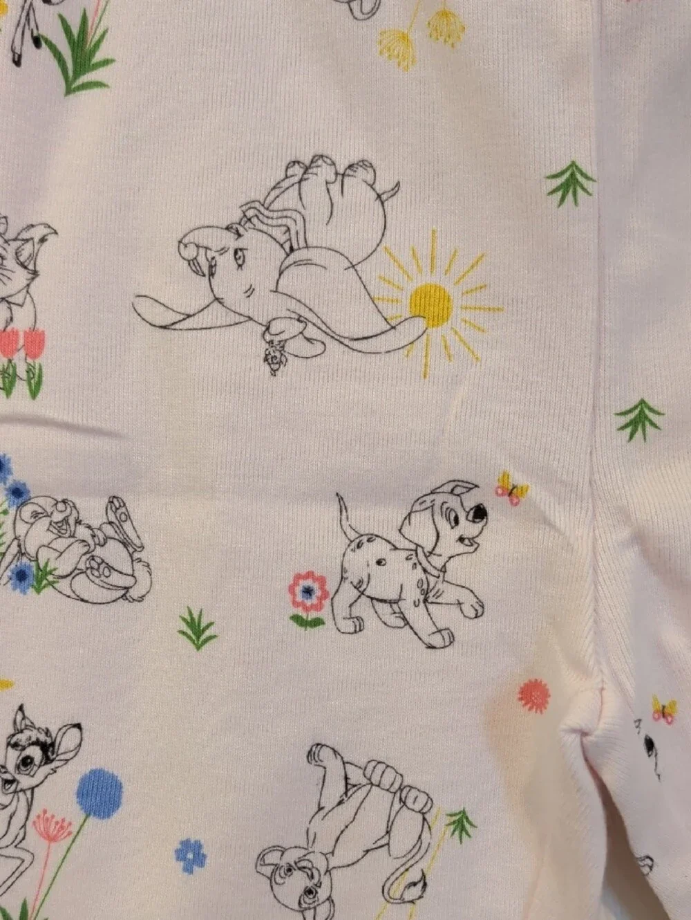 Janie & Jack Disney 2 piece Sleepwear Set 100% Cotton New with Tags